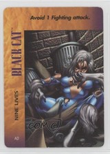 1995 Marvel Overpower CCG Special Character Cards Black Cat Nine Lives