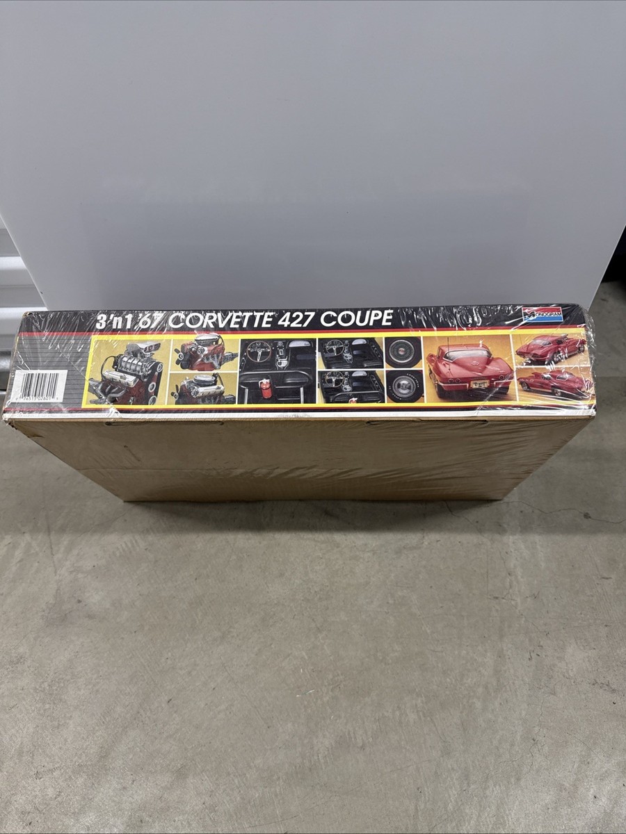 Monogram 1:12 67 Corvette 427 Coupe Car Kit - 2801 for sale online