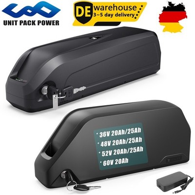 UPP Hailong Batterie Ebike Akku 36V 48V 52V 25Ah Lithium 0~2000W Bafang Motor DE