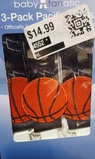 San Antonio Spurs Pacifier Clips Baby Fanatic 3 Pack