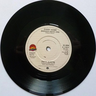 Patti Austin Every Home Should Have One 7'' Qwest K17874 EX 1981