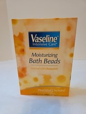 New VASELINE Peaceful Orchard with Chamomile Intensive Care Bath Beads 24 oz