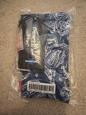 SUPREME PUFFER NECK POUCH BLUE PAISLEY OS/ FW22