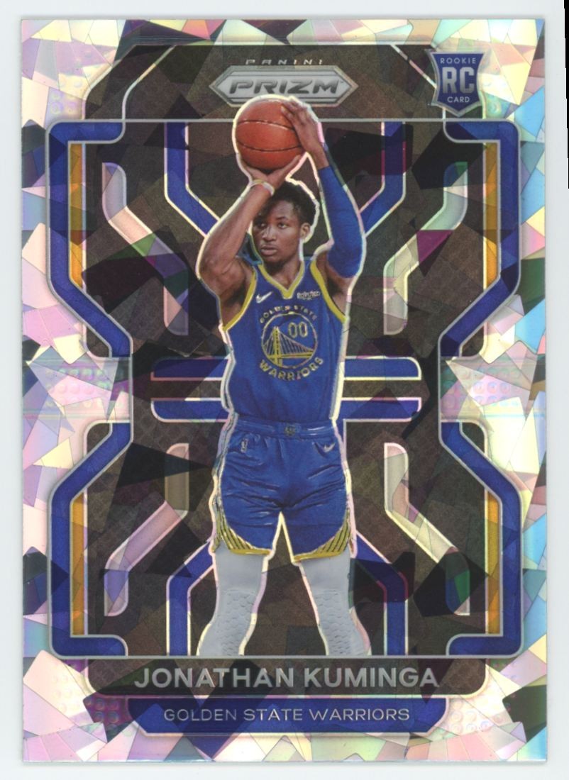 2021-22 Panini Prizm Cracked Ice Jonathan Kuminga Golden State Warriors #307