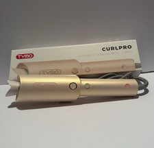 TYMO CurlPro Automatic 1in Ceramic Curling Iron, 410 F Max, Gold