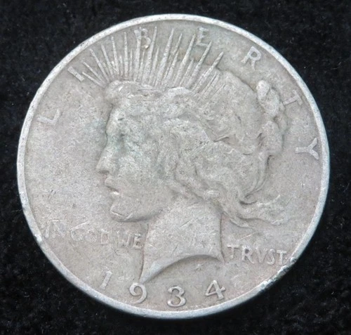 1934-D Peace Dollar  * 90% Silver  * Denver Mint * 5962