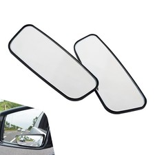 2 PCS Blind Spot Car Mirror, Curved Rectangular Blind Spot Mirror, HD Glass