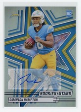 Omarion Hampton (RC) #166 Rookie Auto - 2025 Panini Rookies & Stars - Chargers