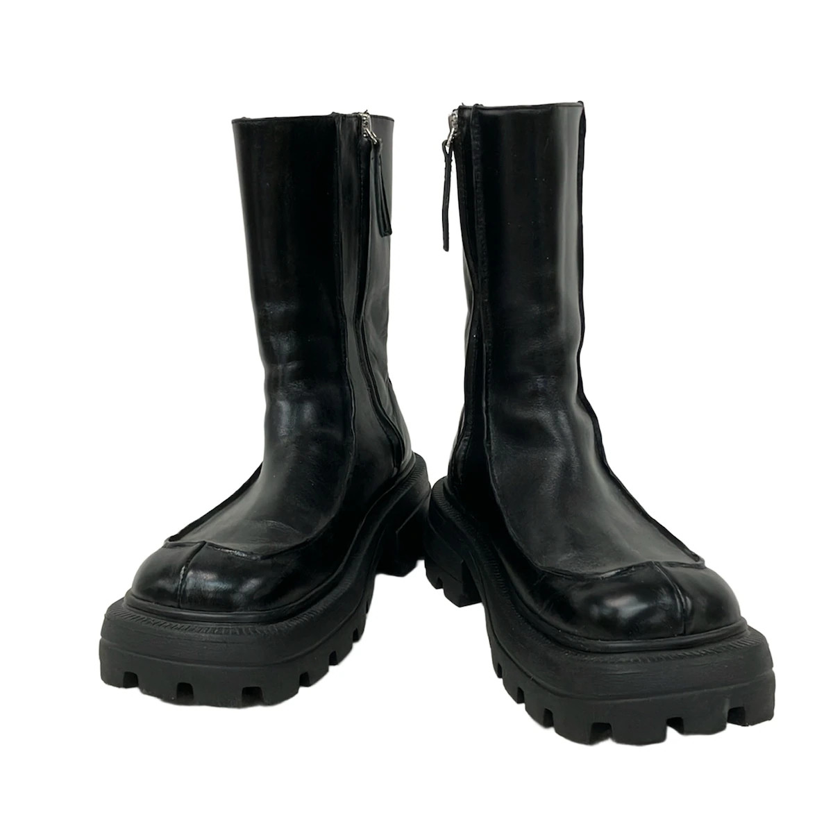 AMERI - Black Leather Women's Boots - image 2