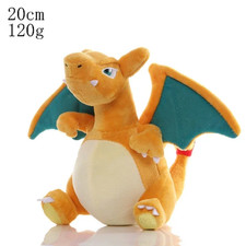 Shiny Charizard Plush Toy Collectible Soft Stuffed Animal Gift for Kids 12cm