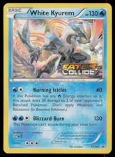 White Kyurem (Prerelease) XY128 Holo Promo XY Promo Pokemon Heavily Played on eBay