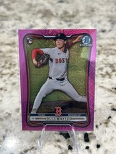 2026 Bowman Baseball Connelly Early RC Pink Mojo Refractor #/199- Red Sox #45