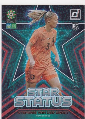 2023 Donruss FIFA Women s World Cup  RED STAR STATUS #16 STEFANIE VAN DER GRAGT