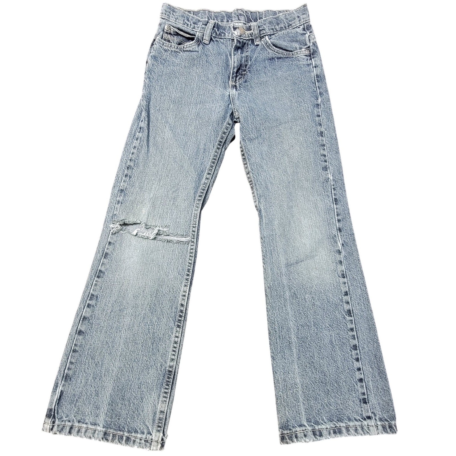 Light Wash Distressed Ripped Kids Size 10 6brbwfd