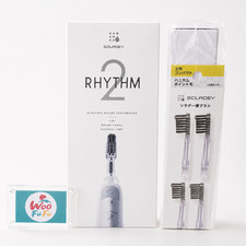Soladey Rhythm 2 Electric Toothbrush White Replacement Brush 3-Row Compact