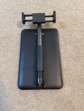 VIJIM Tablet Floor Stand Holder, Phone for Recording, Adjustable Foldable black