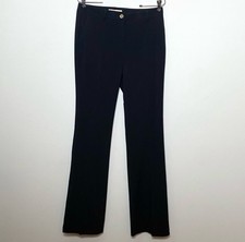 Michael Kors NEW Classic Pleated Wide Leg Trousers Pants Black Mid Rise Sz 2