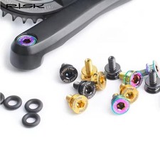 RISK Vite di Fissaggio Asse Centrale, TC4 Foro Quadrato M8X15MM, per Biciclette MTB