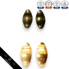 LefreQue Brass Vintage 33mm Gold Plated Finish Musical Instrument Accessory