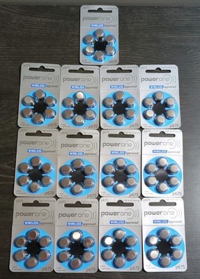 13 Packs (78 Batteries) Power One Cochlear Implant Batteries! Expiry 01/2028 US 