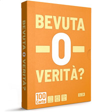 Bevuta O Verità? - Il Gioco Alcolico Unico - Gioco Di Alcolici Con 100 Carte - G