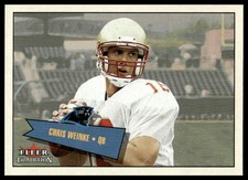 2001 Fleer Tradition #408 Chris Weinke RC Carolina Panthers NM+