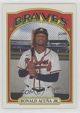 2021 Topps Heritage Ronald Acuna Jr #299 1c72