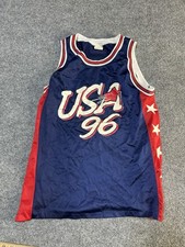 Vintage 1996 Team USA Dream Team Basketball Jersey L Olympics