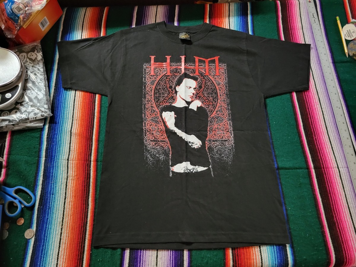 Vintage HIM Band T-Shirt Size Medium | eBay