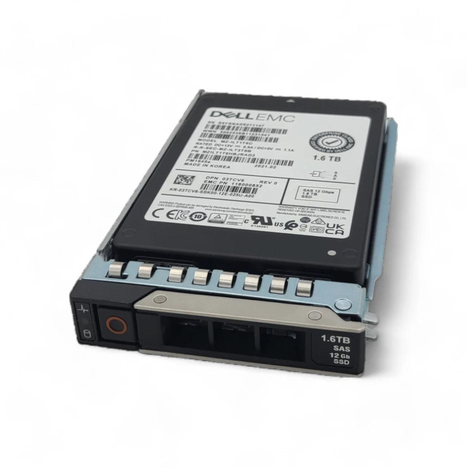 DELL 3TCV6 1.6TB SAS SSD MU 2.5in 12G SSD - Image 3 of 4