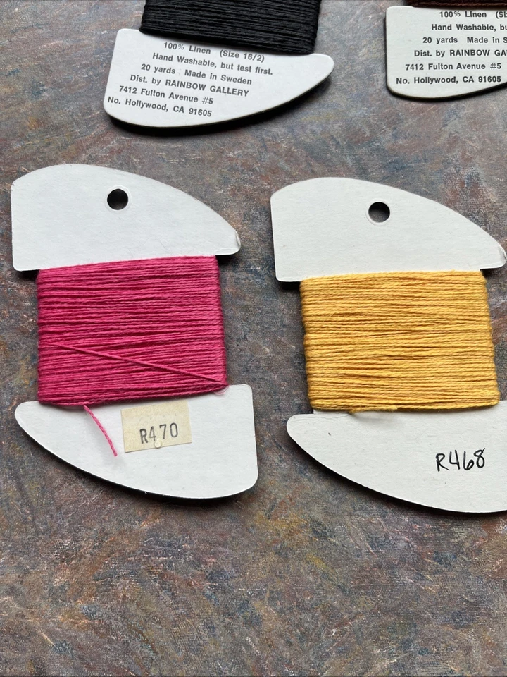 12 Piece Lot Rainbow Gallery Linen - Needlepoint/Embroidery Thread - New - Image 4 of 4