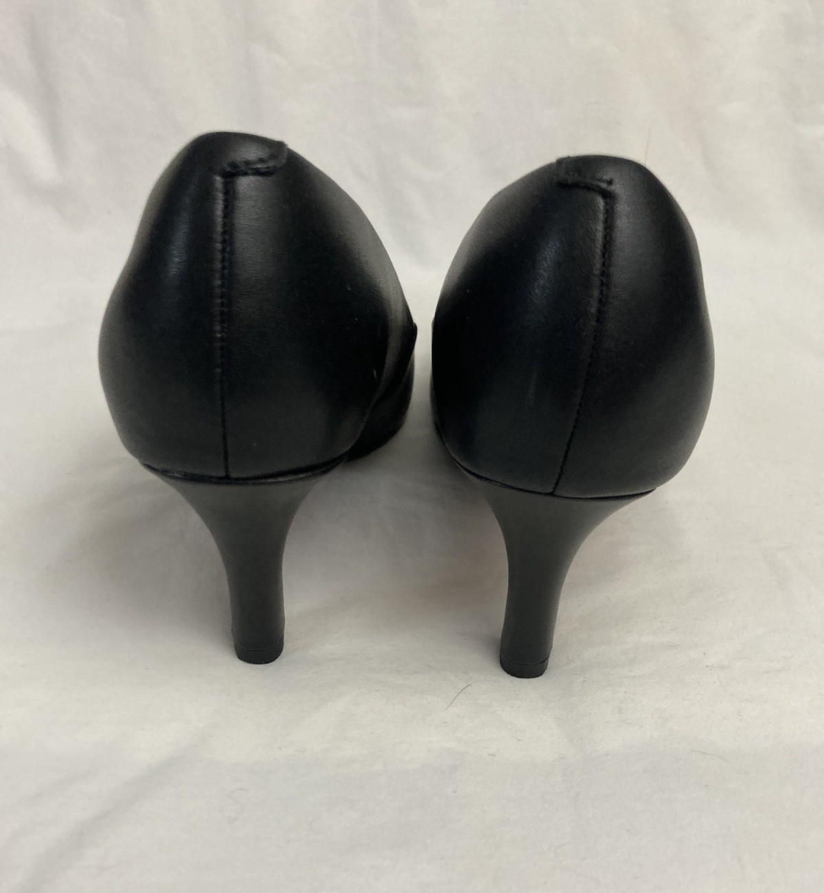 Clarks Collection Black Heels Shoes Pump Career 7 - image 5
