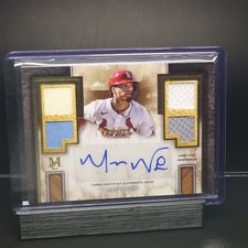 Topps 2025 Museum Collection Masyn Winn Cardinals Quad Relic /50 Auto SPQRA-MW