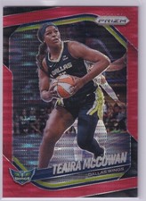 2025-26 Panini Prizm WNBA TEAIRA McCOWAN #48 Red Pulsar /299 - Dallas Wings