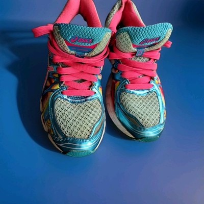 Size 10 - Asics Gel Nimbus 16 Iridescent Pink Capri Blue W for