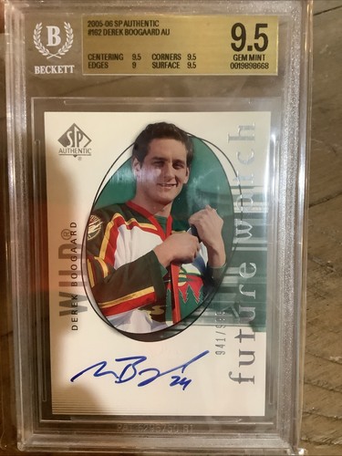 Derek Boogaard [Autograph] #162 2005 SP Authentic card