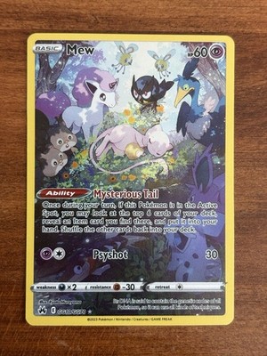 Pokemon SWSH: Crown Zenith: Galarian Gallery Mew GG10/GG70 NM