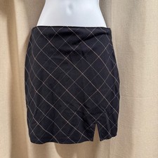 Abercrombie Fitch Mini Skirt Y2K Plaid Checkered Women's Small