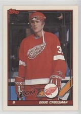 1991-92 Topps Blank Back Doug Crossman #341 1t8