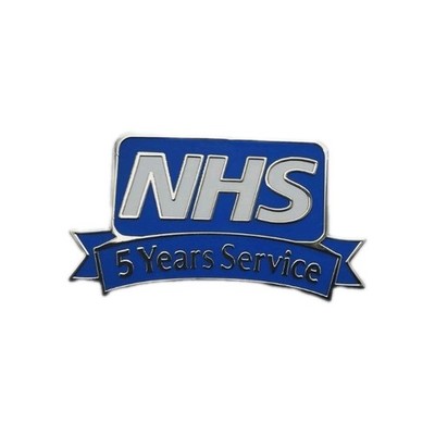 NHS National Health Service Long Service Award Emaille Abzeichen - 5 Jahre Dienst