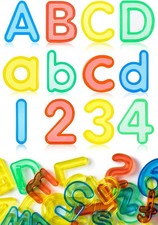 66 Pcs Translucent Letters Numbers Set Plastic Alphabet Math Toys Light Table
