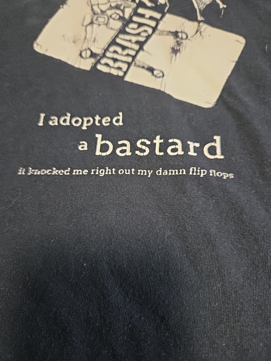 2016 Brash Brewing Houston Arrogant Bastard Adopt A Bastard Shirt L image 3
