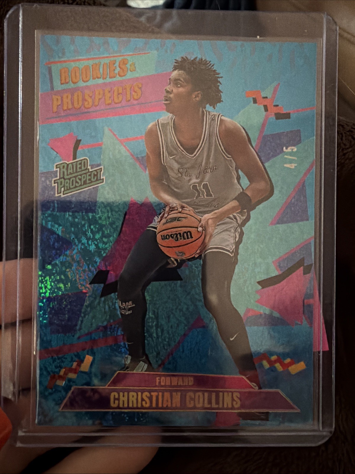 2026 Panini 90s Decade Pop Culture Christian Collins Rookies & Prospects Foil /5