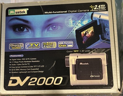 その他 Mustek DV 3000 Multi-Functional Digital Mustek DV3000 DV 3000 DV3 Digital Video Camera Mini Pocket