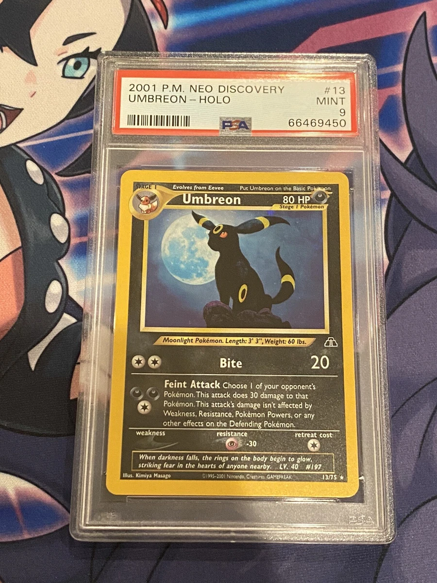 Sold At Auction 2001 Neo Discovery 13 Umbreon Holo PSA, 41 OFF