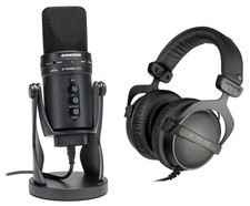 Samson G-track Pro Studio Usb Microphone+interface+beyerdynamic Headphones