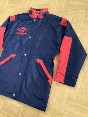 »UMBRO« Outdoor/Winterjacke mit Kapuze-90er Jahre Vintage-Damen/Mädchen-Gr: 32