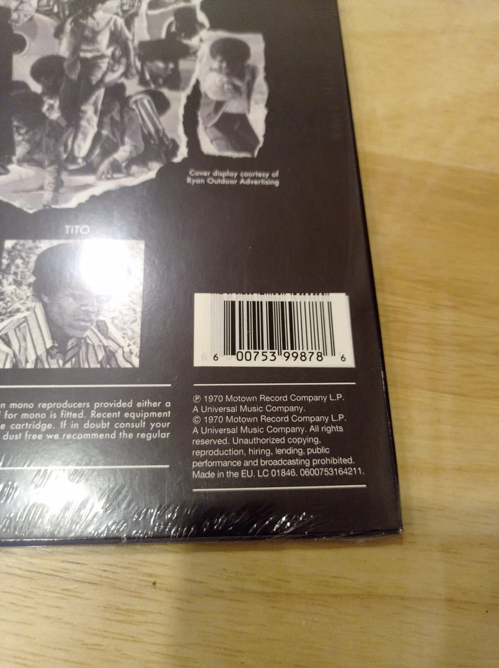 Michael Jackson Jackson 5 ABC LP Vinyl New Sealed Made In Czech Republic - Image 3 of 4