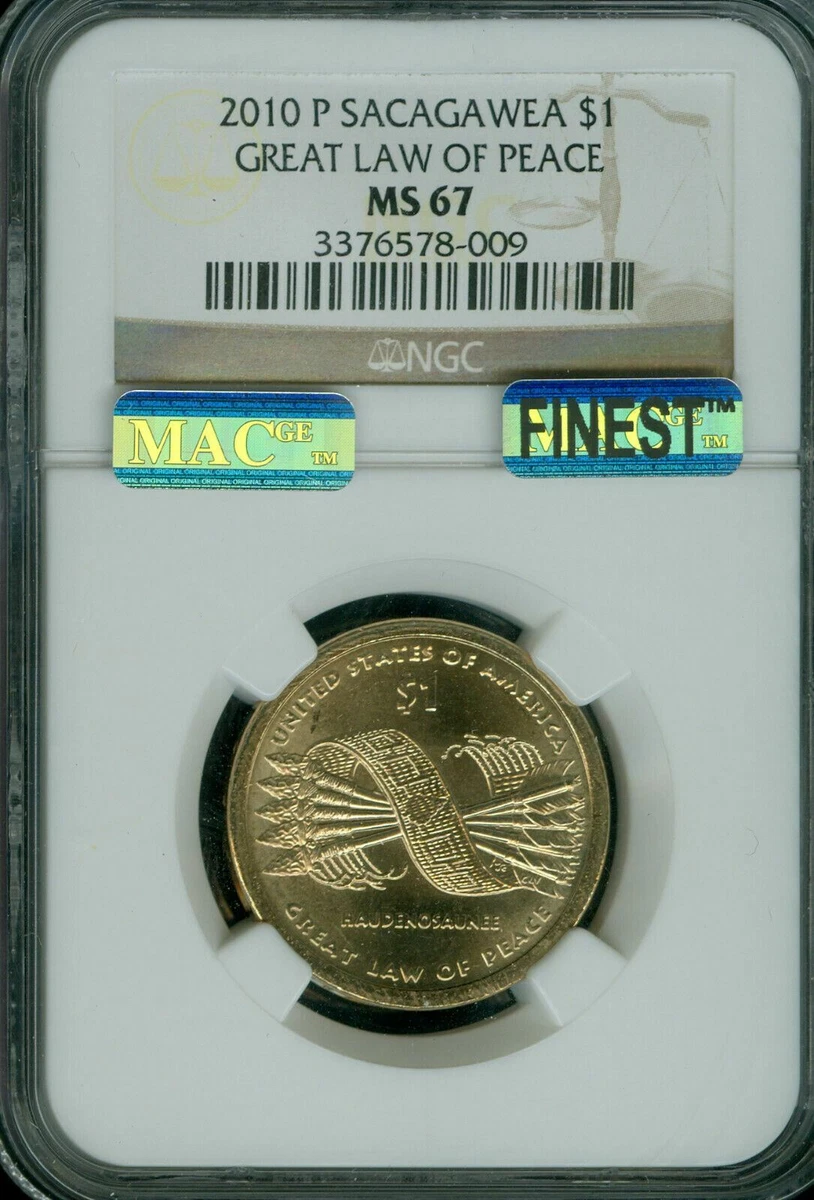 MS 67 Graded 2010 Native American Dollars (2000-Now) for sale | eBay