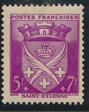 TIMBRE FRANCE 564** St Etienne  Armoiries  neuf sans charnière 1942